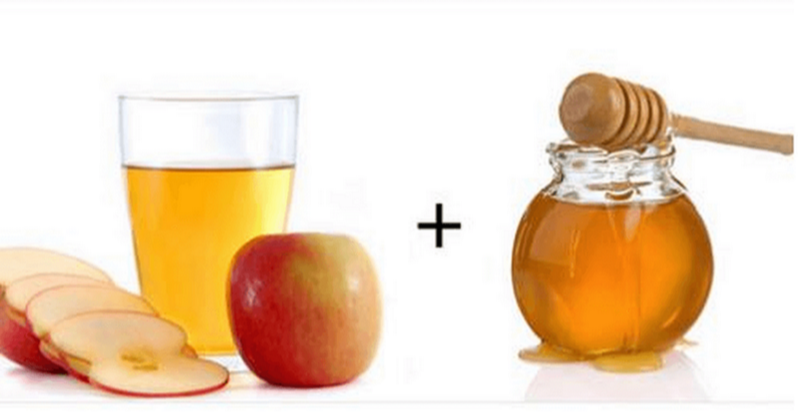 Giấm táo kết hợp với mật ong