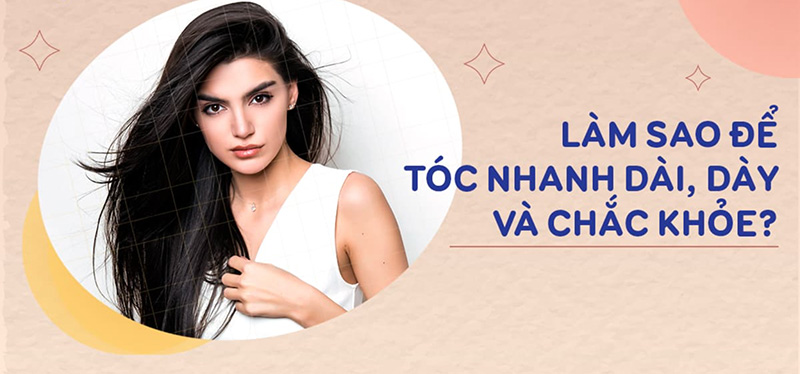 Cách giúp tóc mọc dài nhanh chóng
