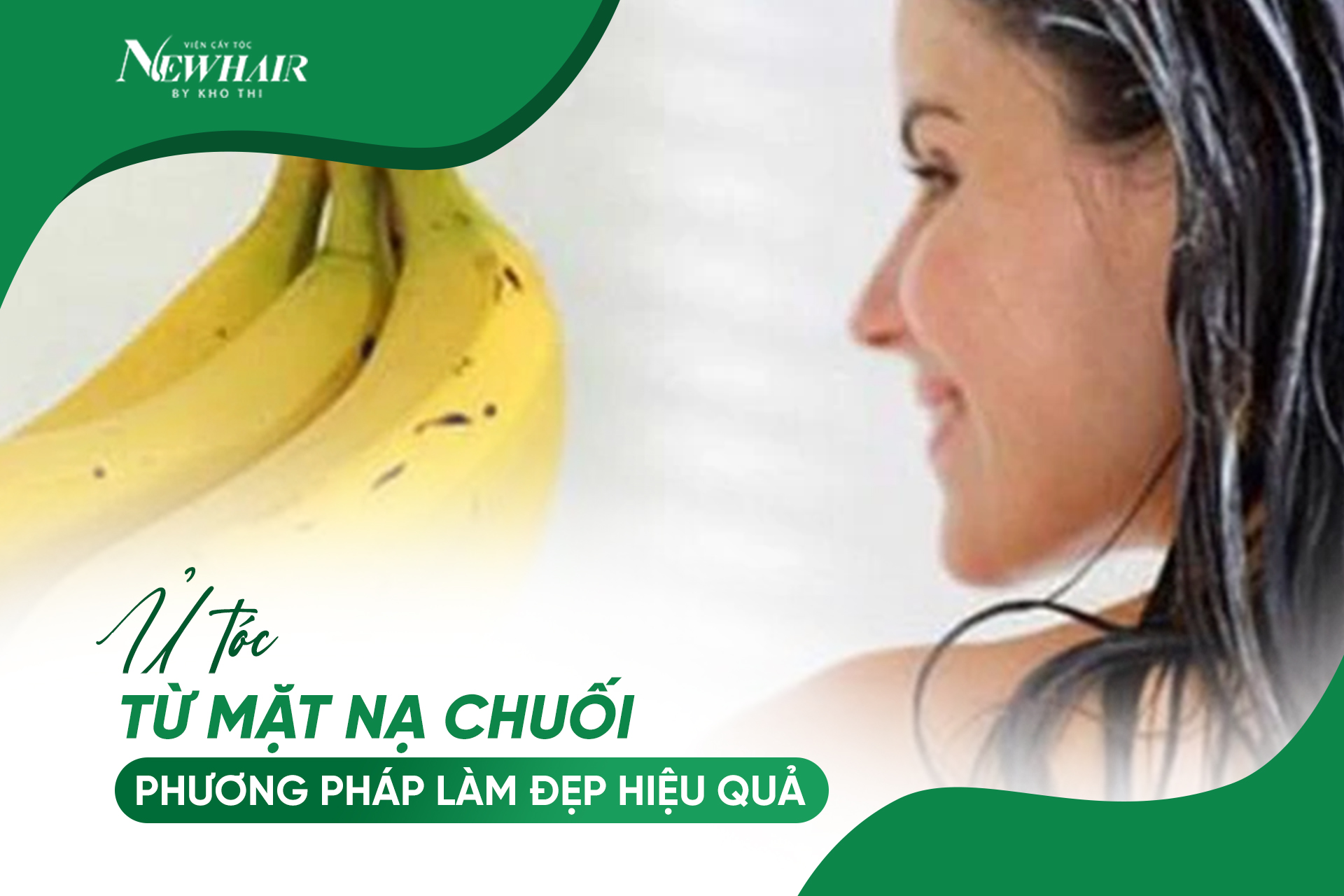 Cách chăm sóc tóc bằng chuối