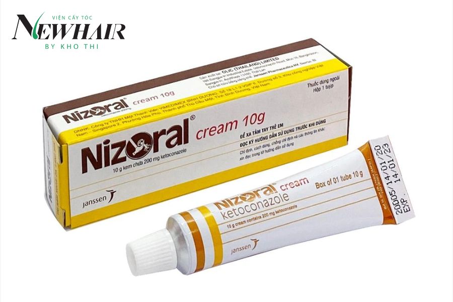 Thuốc Ketoconazole hạn chế sự phát triển tiêu diệt nấm ngăn tình trạng rụng tóc