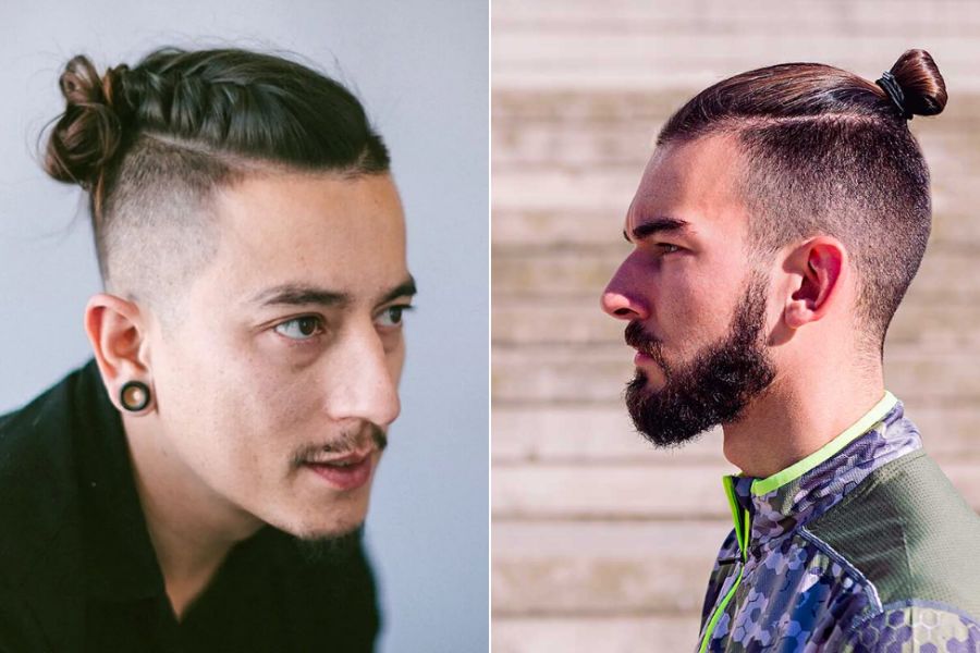 Top Knot ngắn mang phong cách thời trang hiện đại và đầy cá tính.