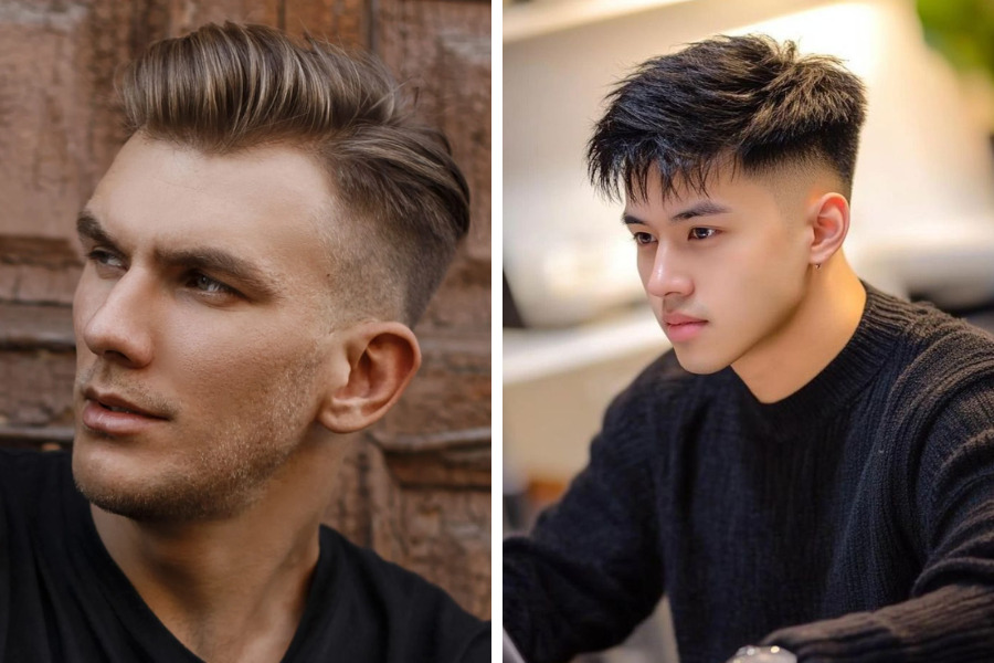kiểu tóc ngắn nam undercut