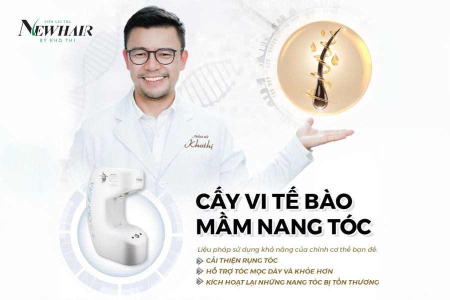 Cấy vi tế bào mầm nang tóc 