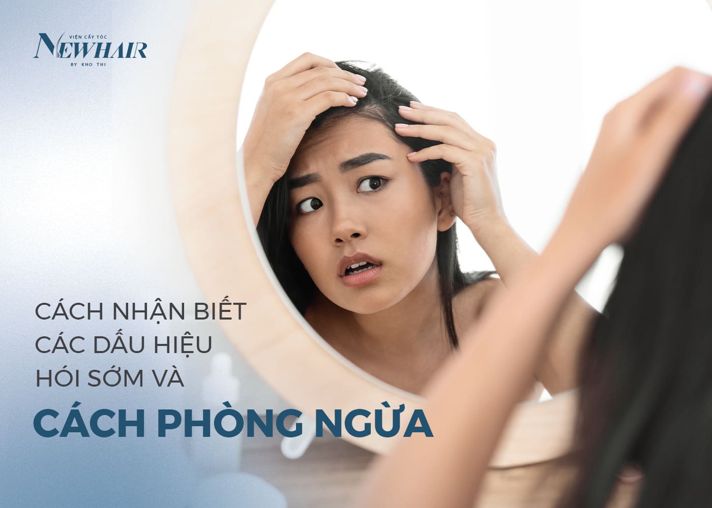dấu hiệu hói sớm
