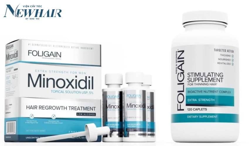 điều trị hói ở đỉnh đầu nữ