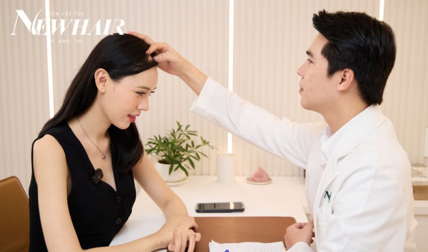 sẹo da đầu mọc tóc được không