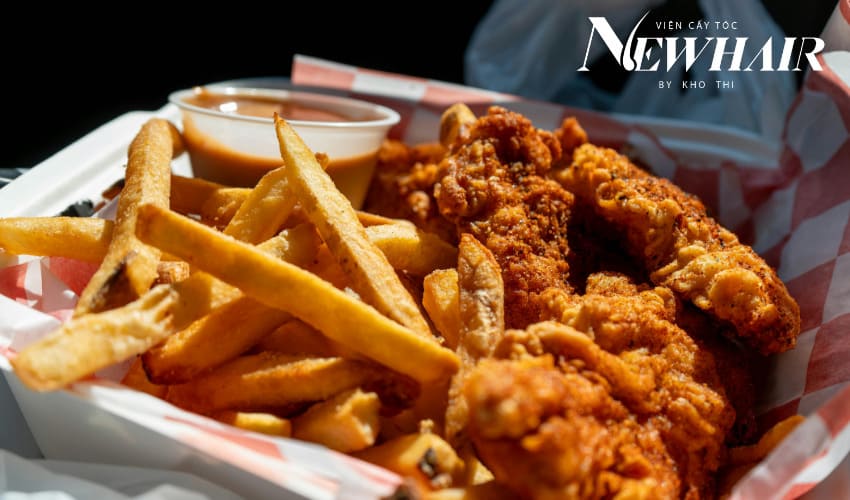 tóc rụng nên ăn gì