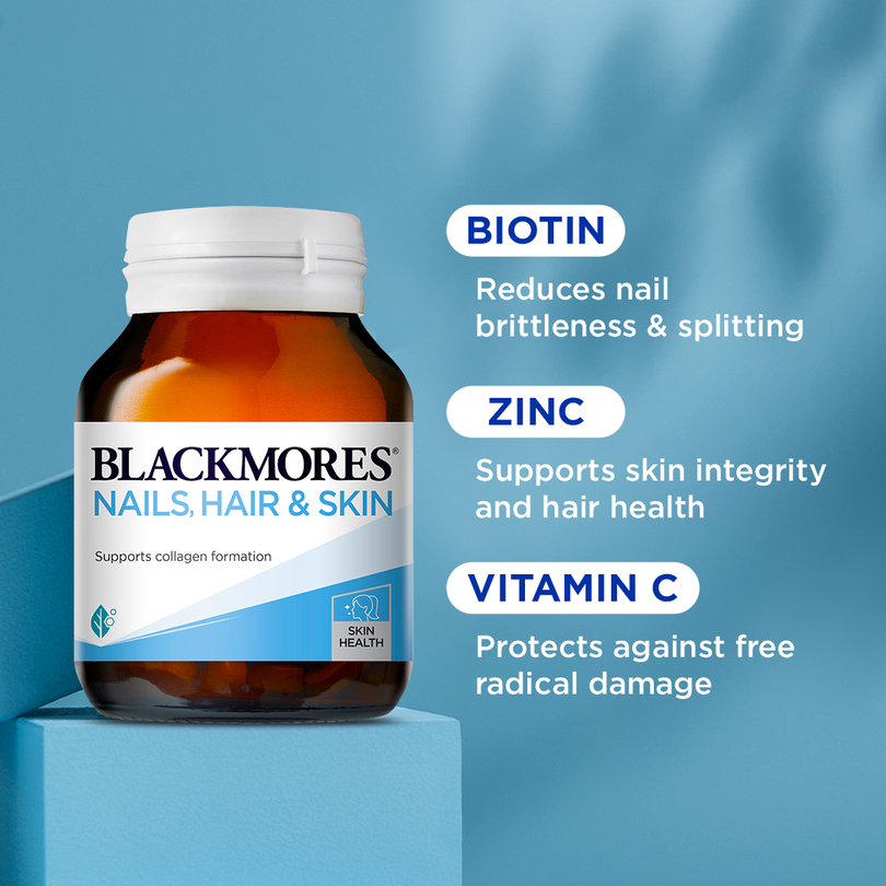 Thuốc uống mọc tóc Blackmores Nails, Hair & Skin