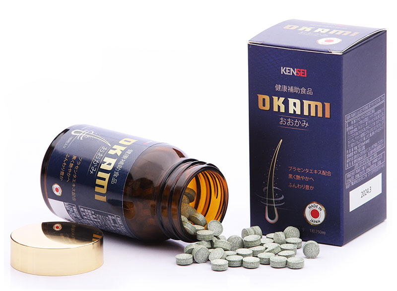 thuốc uống mọc tóc okami